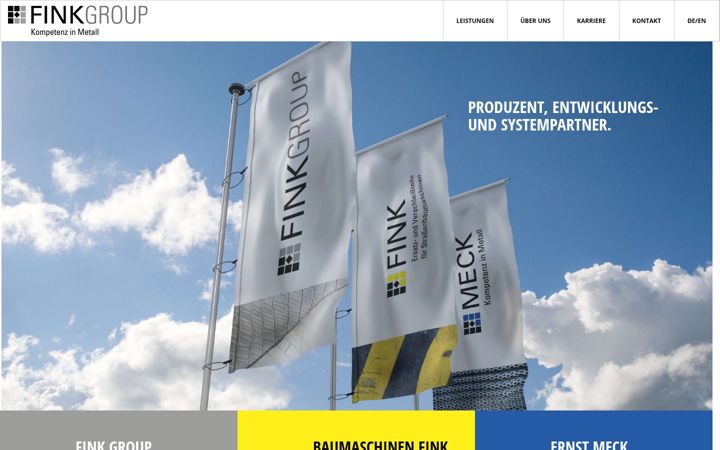 Screenshot of fink-group.de