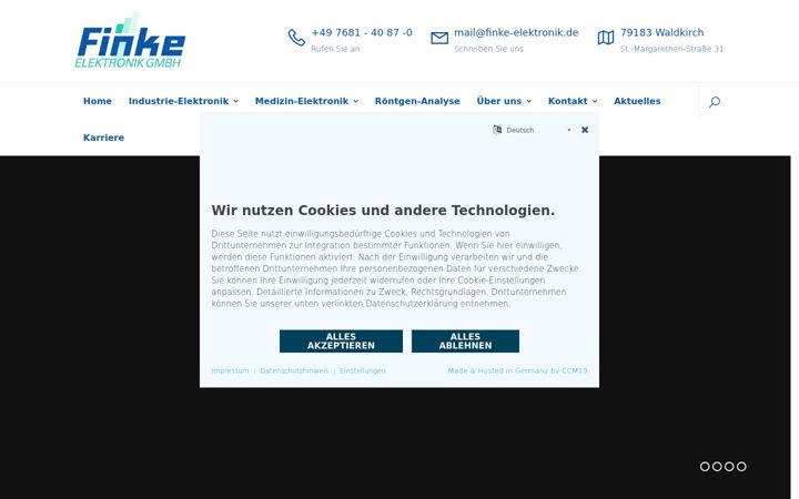 Snímek obrazovky finke-elektronik.de