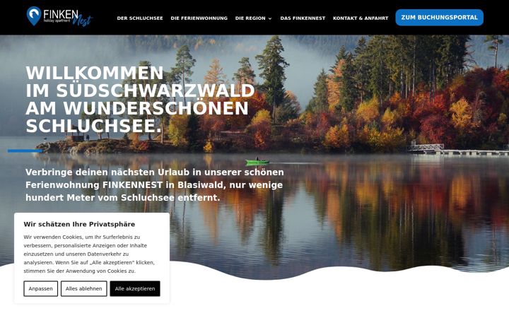 Snímek obrazovky finkennest-schluchsee.de