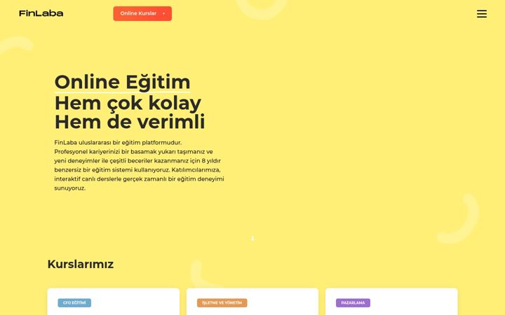 Screenshot di finlaba.org