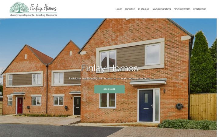 Screenshot of finlayhomes.co.uk