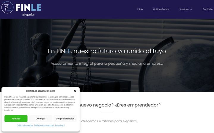 Screenshot of finle.es