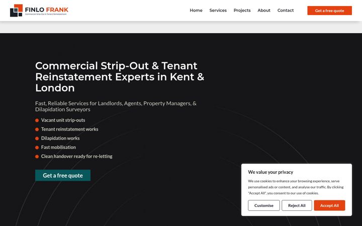 Screenshot of finlofrank.com