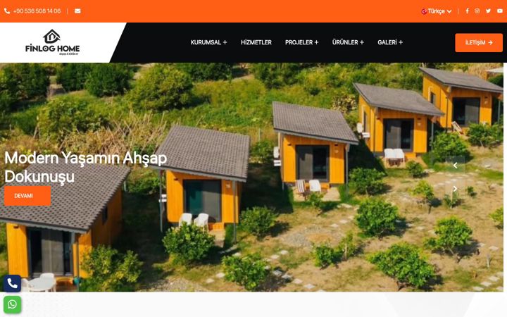 Snimka zaslona za finloghome.com.tr