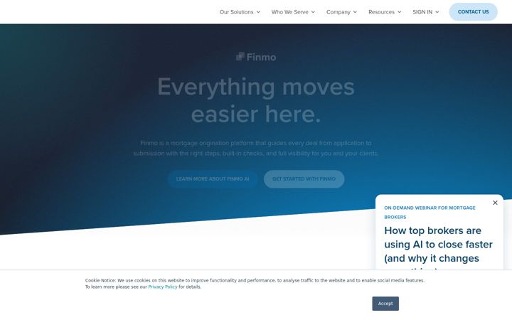Screenshot of finmo.ca
