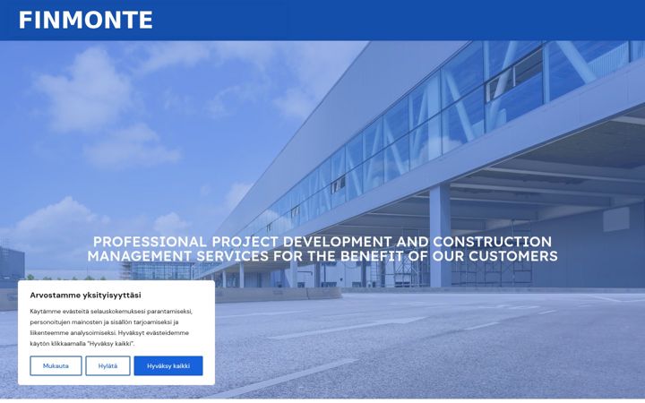 Screenshot of finmonte.fi