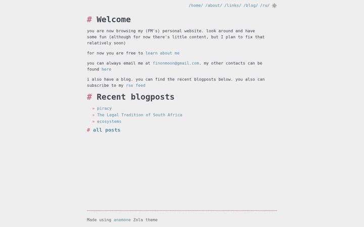 Screenshot of finmoon.net