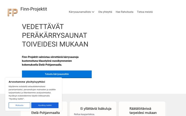 Screenshot of finn-projektit.com