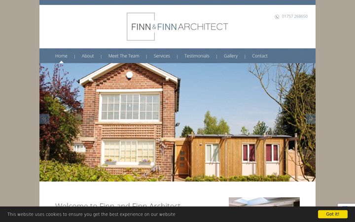 Screenshot of finnandfinn.co.uk
