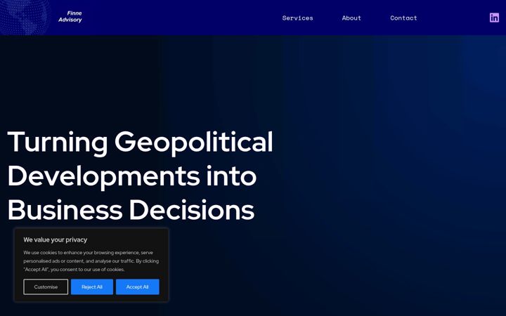 Screenshot of finneadvisory.com