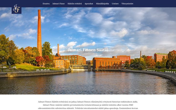 Screenshot of finnensaatio.fi