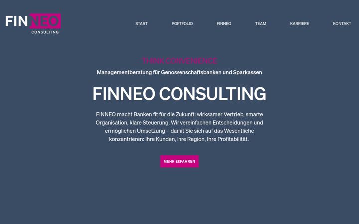 Screenshot of finneo.de