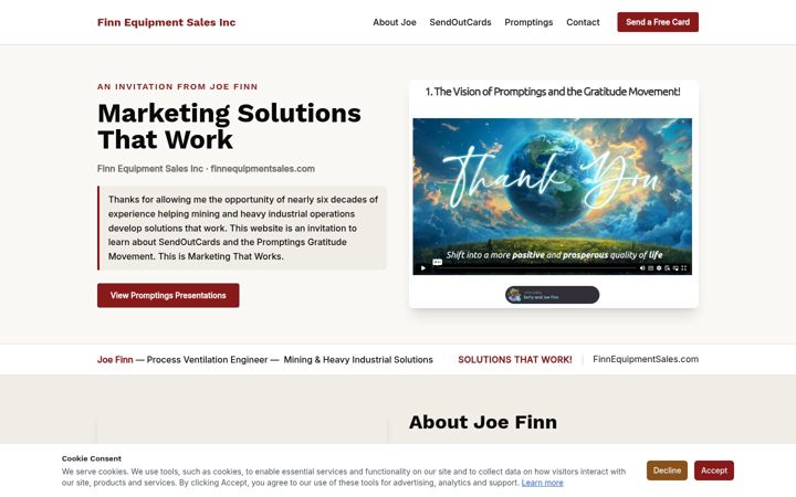 Screenshot of finnequipmentsales.com
