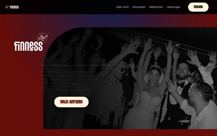 Screenshot of finness.de