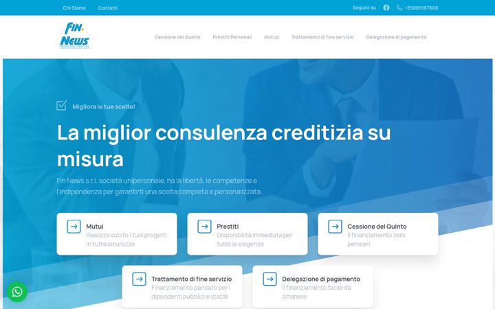 Screenshot of finnews.it