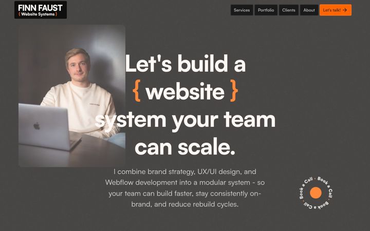 Screenshot of finnfaust.com