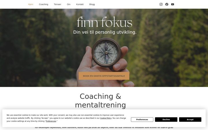 Screenshot of finnfokus.no