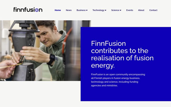 Snimka zaslona za finnfusion.fi