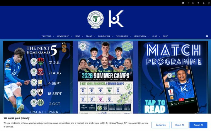 Screenshot di finnharps.ie