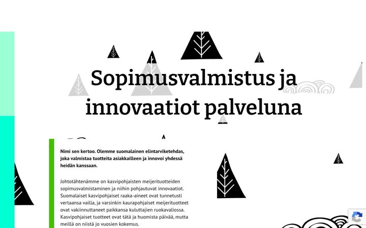 Screenshot of finnishfoodfactory.fi