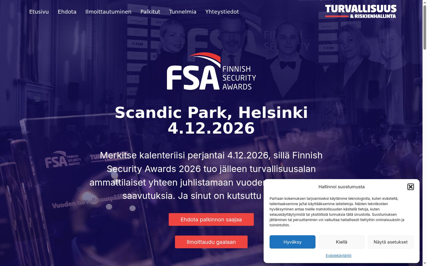 Zrzut ekranu banera zgody wyświetlanego przed jakąkolwiek interakcją