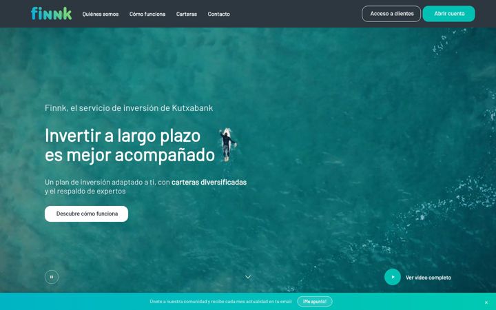 Screenshot of finnk.com