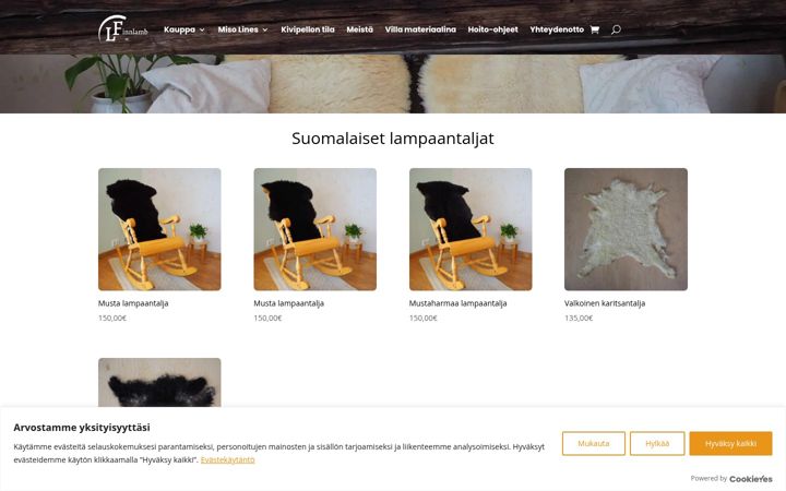 Screenshot of finnlamb.fi