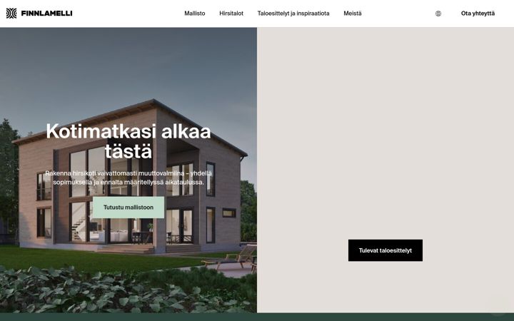 Zrzut ekranu finnlamelli.fi