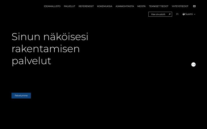 Screenshot of finnlog.fi