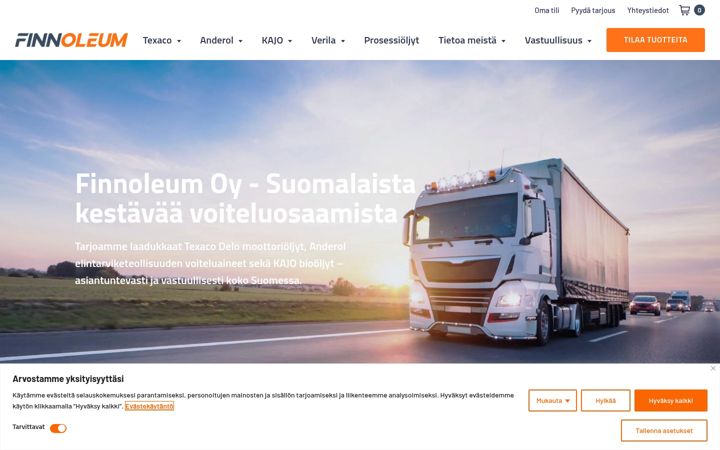 Zrzut ekranu finnoleum.fi