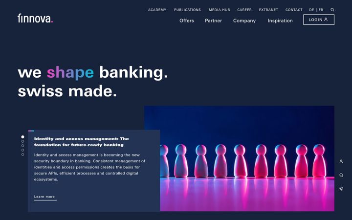Screenshot of finnova.com
