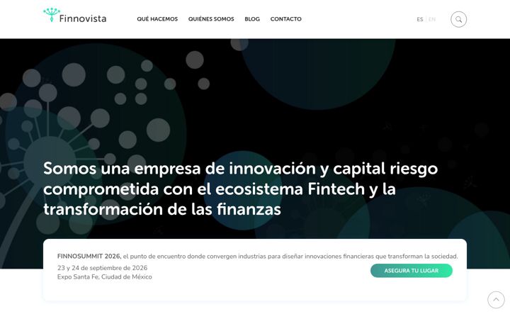 Screenshot of finnovista.com