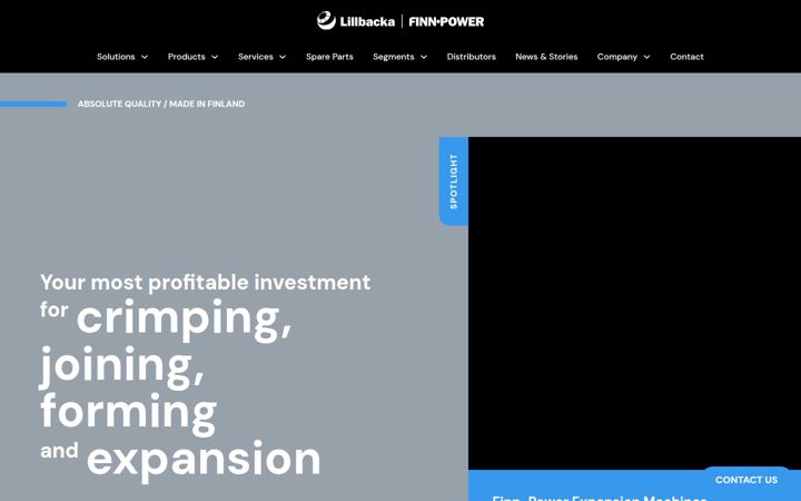 Captura de ecrã de finnpower.fi
