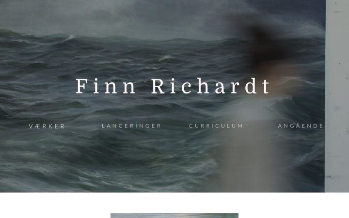 Screenshot of finnrichardt.dk