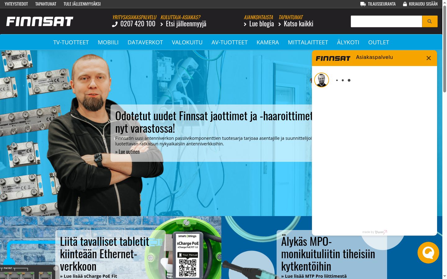 Posnetek zaslona pasice za privolitev, prikazane pred kakršno koli interakcijo