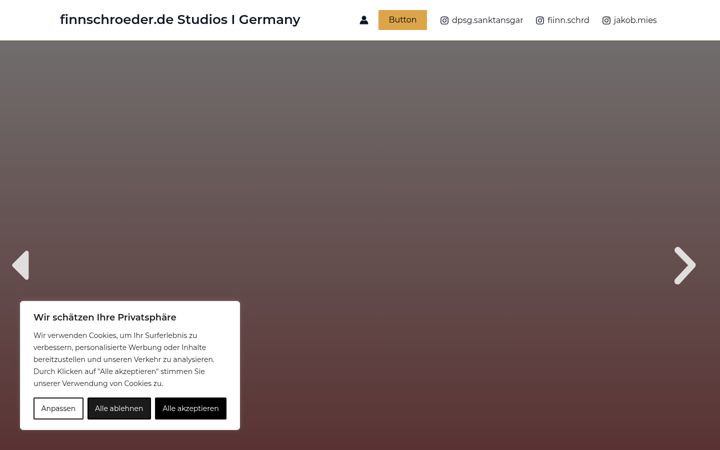 Screenshot of finnschroeder.de