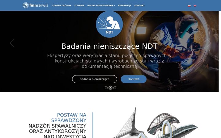 Screenshot of finnserwis.eu