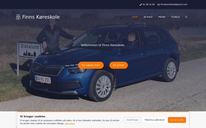 Screenshot of finnskoreskole.dk