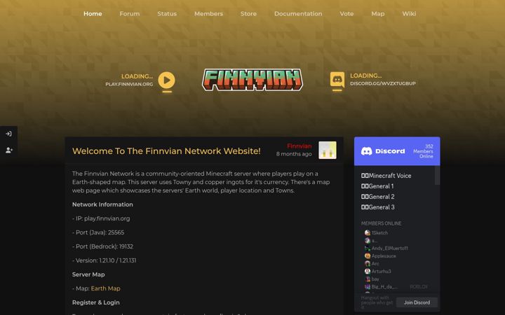 Screenshot of finnvian.org