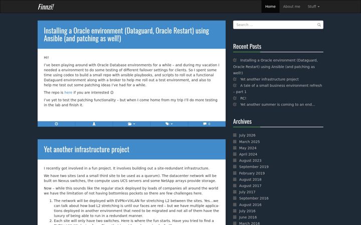 Screenshot of finnzi.com
