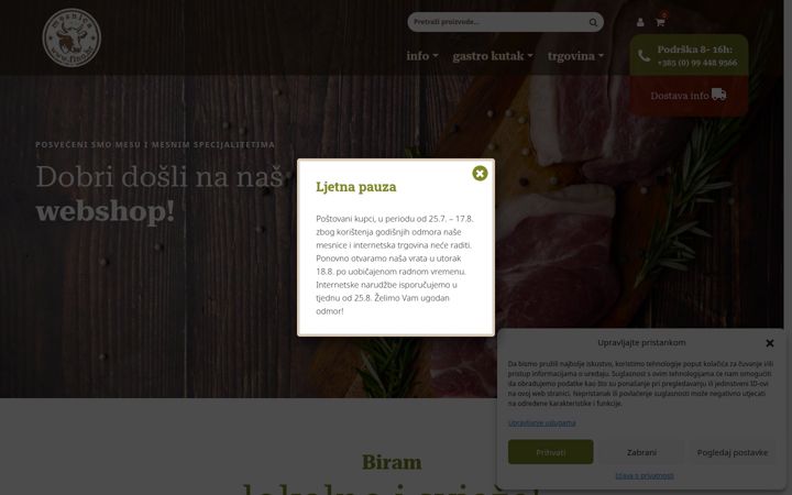 Screenshot of fino.hr