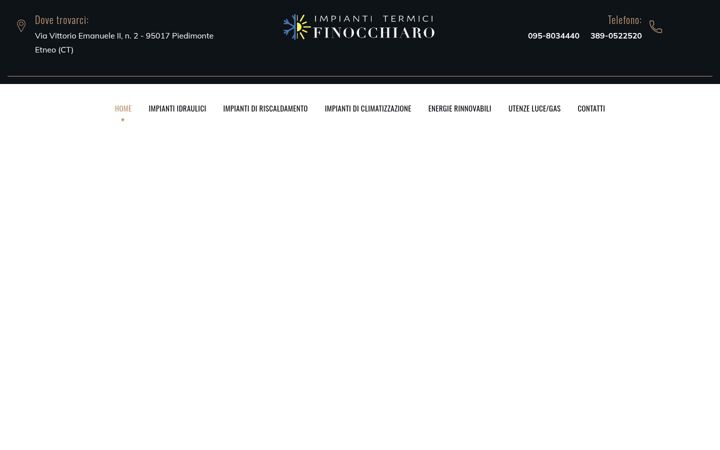 Screenshot di finocchiaroimpianti.it