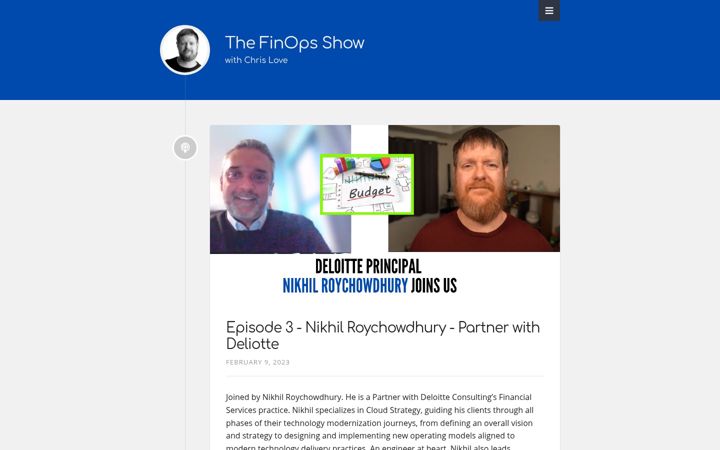 Screenshot of finopsshow.com