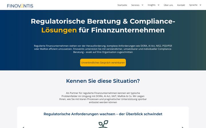 Screenshot of finoventis.de
