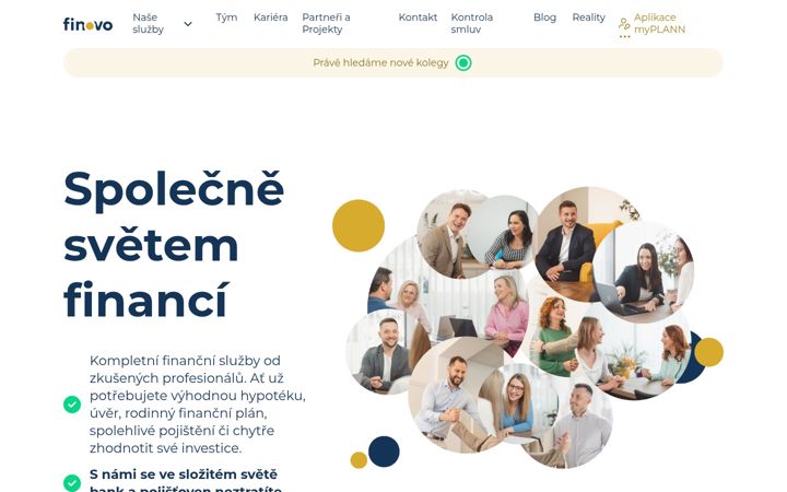 Screenshot of finovo.cz