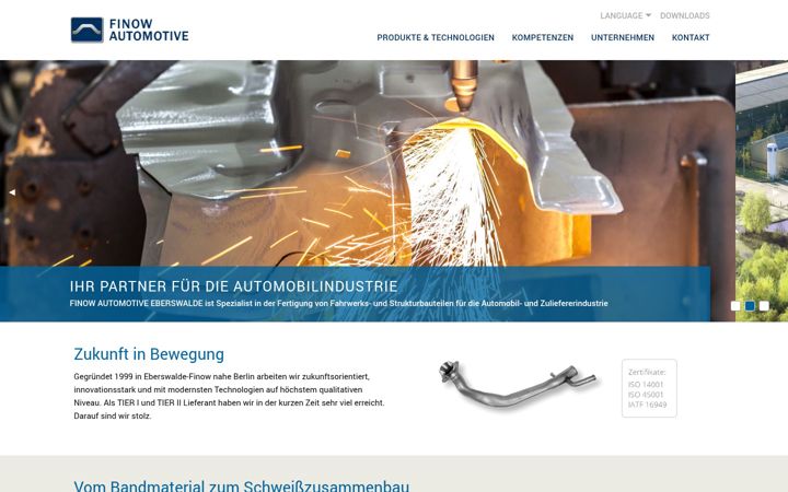 Screenshot of finowautomotive.de