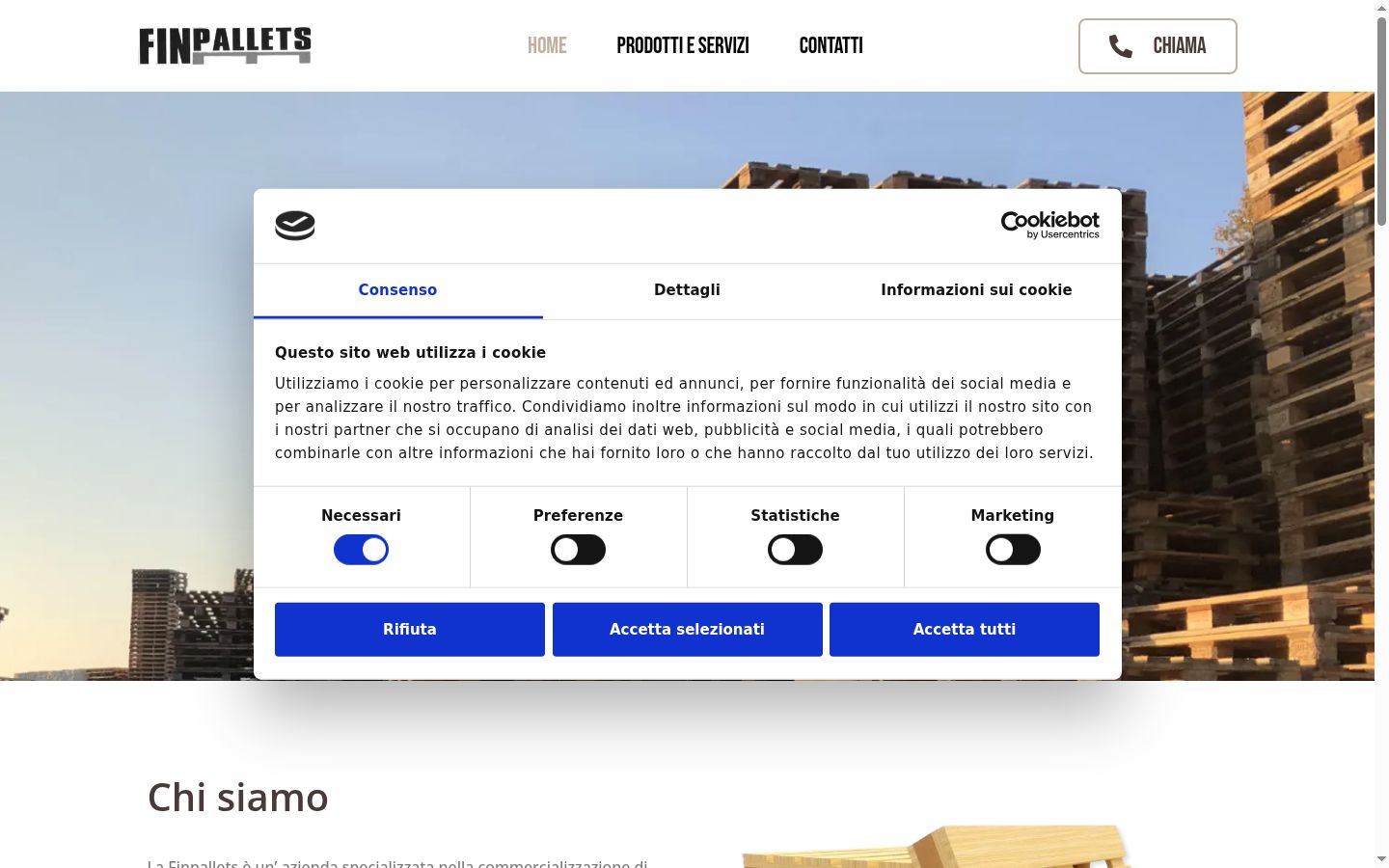 Screenshot tal-banner tal-kunsens muri qabel kwalunkwe interazzjoni