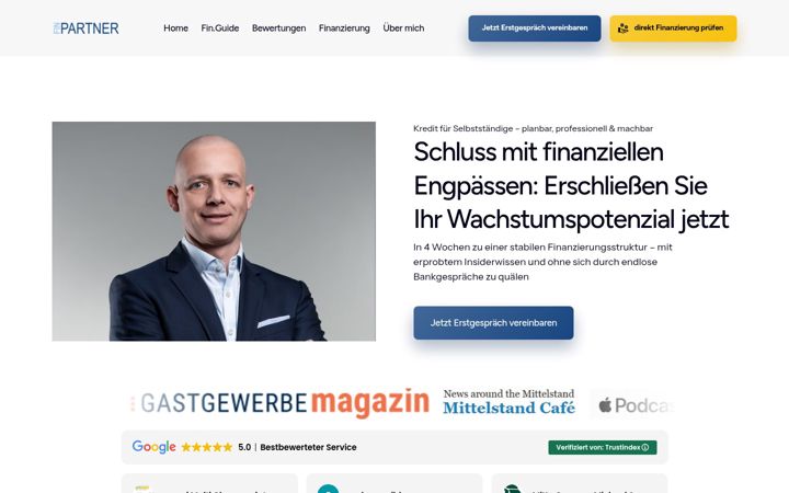 Screenshot of finpartner.de