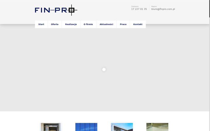 Screenshot of finpro.com.pl