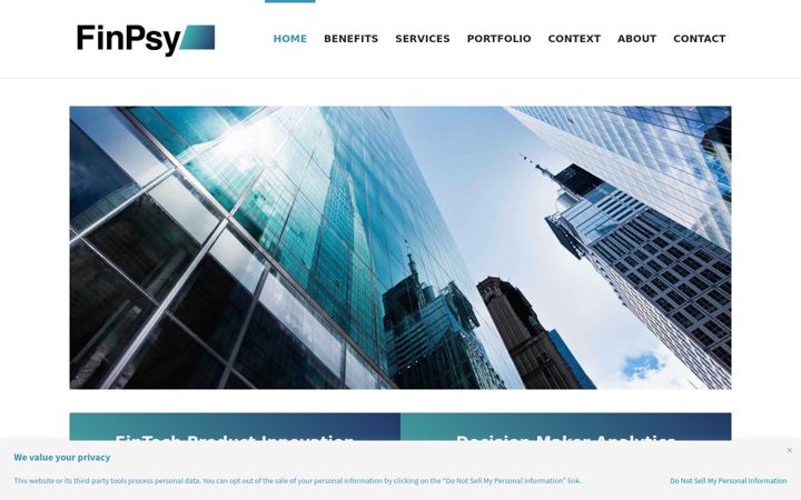 Screenshot of finpsy.com